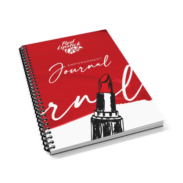 Red Lipstick ON! Empowerment Journal for Women