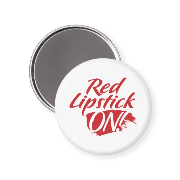 Red Lipstick ON! Magnet - Image 2