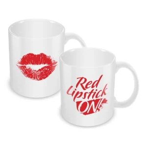 Red Lipstick ON! Coffee Mug